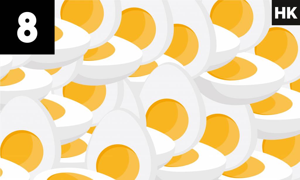 boiled eggs